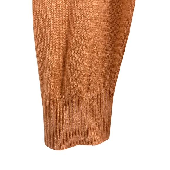 Peach Mid Length Cardigan Sweater Size M - Picture 4 of 10